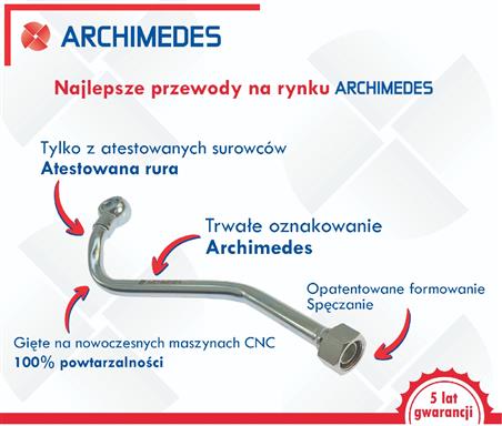 Przewód hydrauliczny IV C-330 na błotnik Archimedes