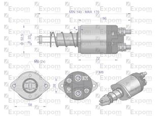 Wyłącznik ( włącznik) rozrusznika R5 C-328 EXPOM KWIDZYN eu 9950010EX