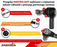 Przegub kulowy kątowy siłownika układu kierowniczego Zetor ANDORIA 55113915AM