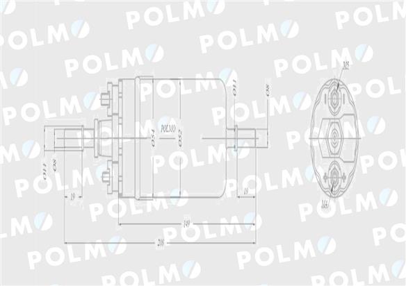 Pompa zasilająca AL168483 POLMO