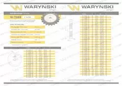 Koło zębate hartowane tarcza 16B-1 (R1 1) Z-28 Waryński