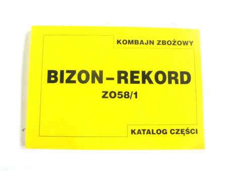 Katalog części Bizon Rekord