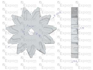 Wentylator alternatora EX230000. EX260000 C-330 C-360 EXPOM KWIDZYN eu EX-23261EX