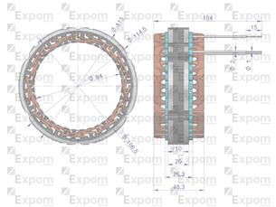 Stojan alternatora MF3 Nowy Typ EXPOM KWIDZYN eu EX2410203EX