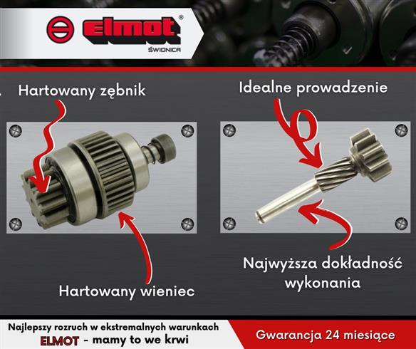 Zespół sprzęgający rozrusznika typu       Magneton 9142801 9142802 Elmot                                                        