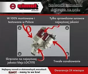 Rozrusznik z reduktorem typu Magneton C-330 C-360 Zetor ELMOT