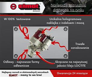 Rozrusznik z reduktorem typu Magneton 9142743 MF4 Elmot 9142743EL