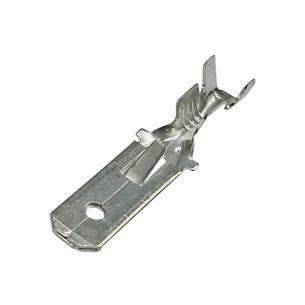 Nasadka wsuwka długa cynowana 6,3x0,8 1,0-2,5 GB0,38 L28 ELMOT ( sprzedawana po 300 szt ) widoczna cena za 1 sztukę E-2.5DSN