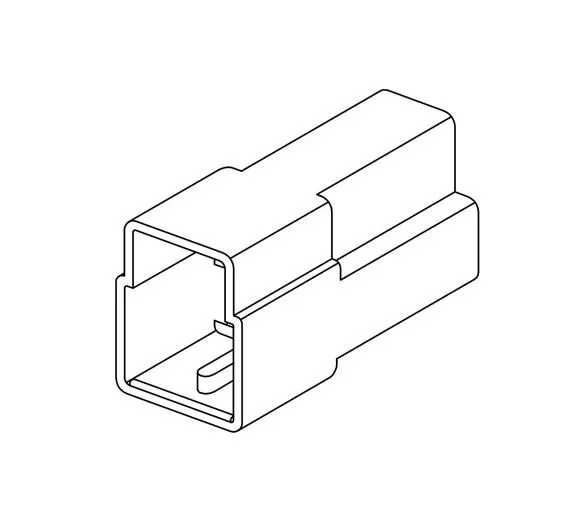 Obudowa konektorowa OWD MC 6,3 V2 3P "T" ( sprzedawana po 20 szt) ELMOT