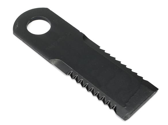 Nóż obrotowy rozdrabniacz słomy sieczkarnia uzębiony 165x50x5mm otwór 25 zastosowanie DS175 WARYŃSKI ( sprzedawane po 25 )-18829