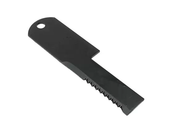 Nóż stały rozdrabniacz słomy sieczkarnia uzębiony 190x50x3mm otwór 12 zastosowanie Z55611 WARYŃSKI ( sprzedawane po 25 )