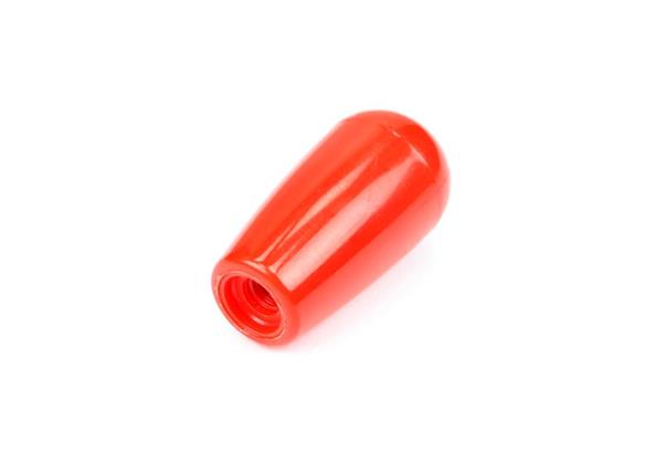 Gałka z gwintem czerwona M8 fi 26mm dł42mm-47360