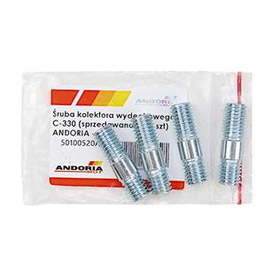 Śruba kolektora wydechowego C-330 ( sprzedawana po 4 szt ) ANDORIA widoczna cena za 1 sztukę 50100520AM