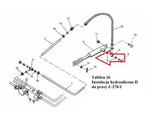 Cylinder prasy zwijającej CNS08