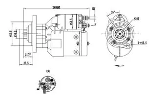 ROZRUSZNIK DEUTZ Z PRZEKŁADNIĄ 12V 2.7KW 9Z