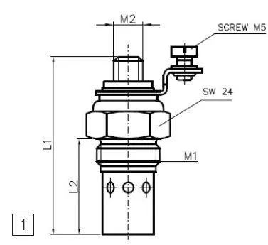 Świeca żarowa płomieniowa Case, Steyr 162000090701