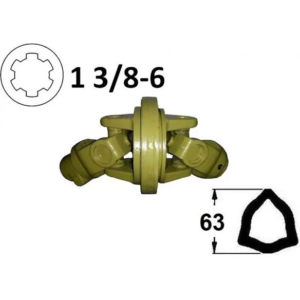 Kompletny przegub homokinetyczny na rurę 63mm-233261