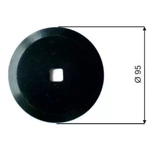 Nóż do paszowozu 95x11x5, okrągły, średnica otworu 11mm-231447