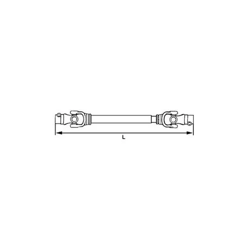 Wał ze sprzęgłem automatycznym L1100, 1240 Nm