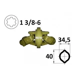 Kompletny przegub homokinetyczny na rurę 34,5x40, G3-232627