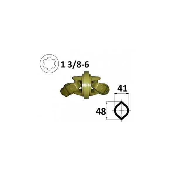Kompletny przegub homokinetyczny na rurę 41x48, G4-230907
