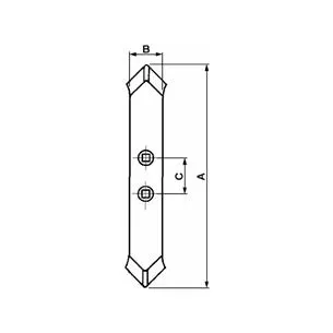 Redlica zęba sprężystego 55x15x360mm CHISEL