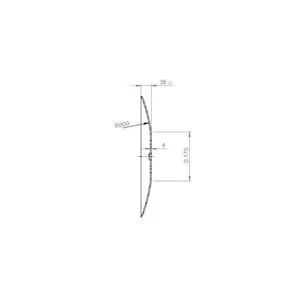 Talerz gładki GRUBER 420 mm, 4 otworowy, grubość 4 mm typ SKF