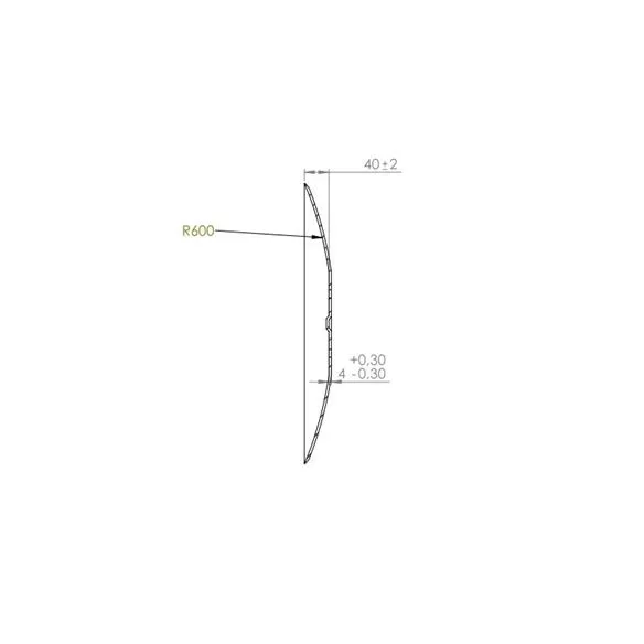 Talerz gładki GRUBER 460 mm, 4 otworowy, grubość 4 mm typ SKF