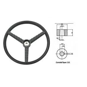 Kierownica 395mm-C2 stożek