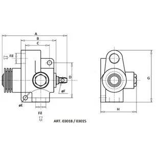 Hydrauliczny wyłącznik krańcowy 1/2