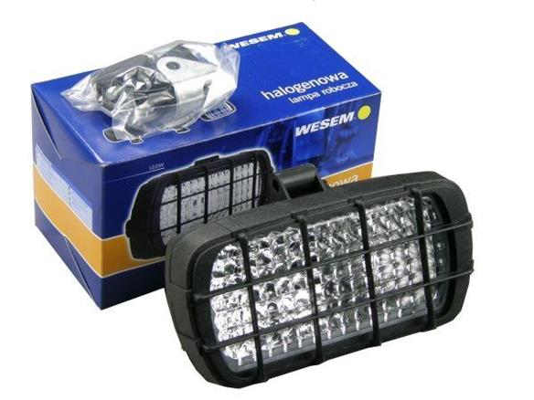 Lampa robocza prostokątna halogenowa 195x96 LPR1.06123 Wesem