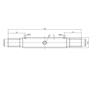 Łącznik centralny kat. 2 30x3, 440-640 MM BASIC