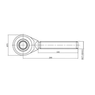 Łącznik centralny mi. do hydropaku kat. 2, 27x3 długość rury 275 mm, dł,420-620 mm