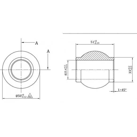 Łącznik centralny kat. 2 30x3 390-530MM, tuba 270 MM BASIC