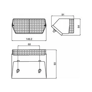 Lampa tylna prawa FIAT, 4247208