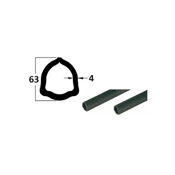 rura 1m , profil trójkątny 63x4, P11