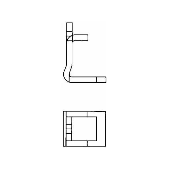 Uchwyt zęba sprężystego H24 50X8, 50x12mm