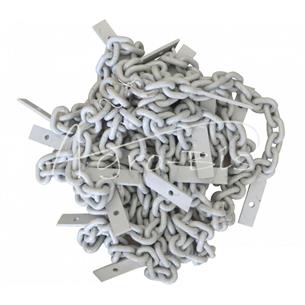 Łańcuch przenośnik podłogowy przykręcany  21 - listew przykręcany N218/1 ogniwo FI-11/31 Warfama 2218-07-01-100-10 klasa 8 MORGA