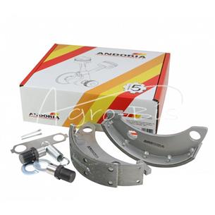 Zestaw naprawczy hamulców komplet 1-koło sworznie podkładki ( klejone i nitowane ) C-330 Premium ANDORIA 42320211KAM