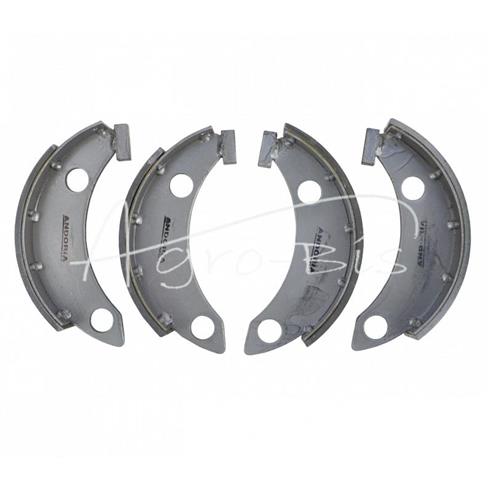 Szczęka hamulcowa komplet 4szt 42320220 ( klejone i nitowane ) C-330 Premium ANDORIA 42320221AM