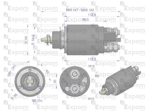 Wyłącznik rozrusznika MS101EX EXPOM KWIDZYN eu MSX1030EX