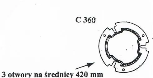 OBCIĄŻNIK WEWNĘTRZNY.32KG TYŁ C-360 