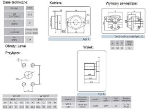 Pompa hydrauliczna P2AP1911B2B26A N-134A Waryński