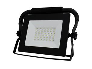 Naświetlacz, Lampa LED SMD 230V 30W 6000K 2550LM IP65 CZARNY PRZENOŚNY PRZEWÓD 1.5M