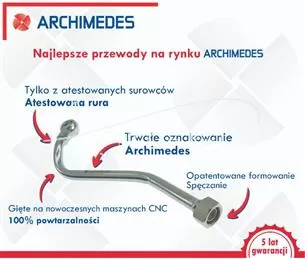 Przewód kompletny drugi złącza hydraulicznego 86407080 Hydral