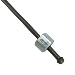 Przewód wtryskowy prosty 35 cm M12, M14 ANDORIA - MOT