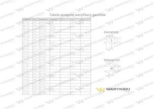 Przyłączka hydrauliczna metryczna BB (XGE) M26x1.5 18L x M26x1.5 ED Waryński ( sprzedawane po 2 )