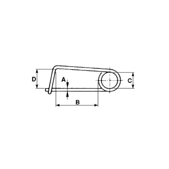 Zawleczka z blokadą §6X100MM