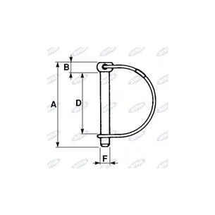 Zawleczka rurowa 10 mm