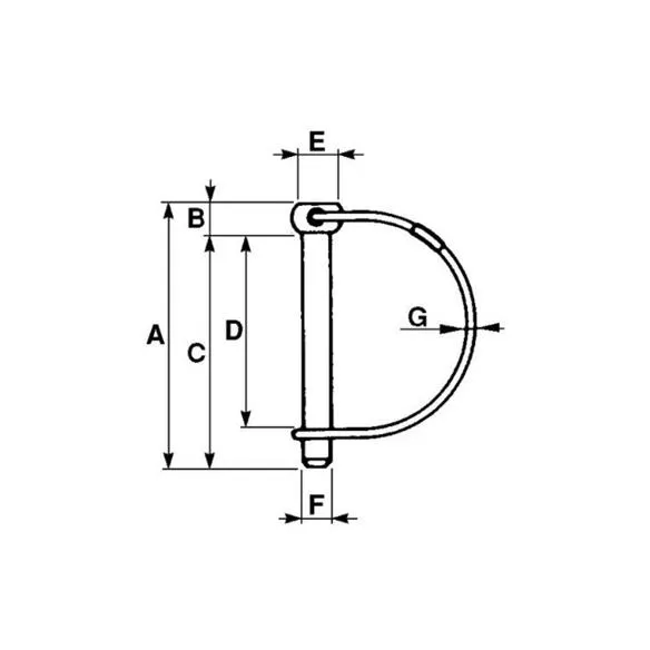 Zawleczka rurowa 8 mm